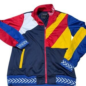 Reason Multi-Color Mens XL Full Zip Track Jacket